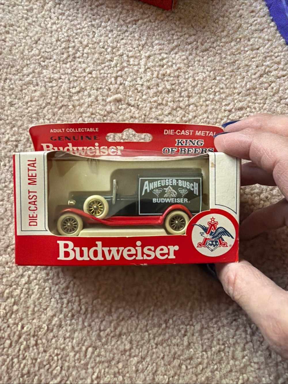 Vintage LLEDO 1979 Budweiser Models Of Days Gone 1:64 Scale Diecast Black Truck